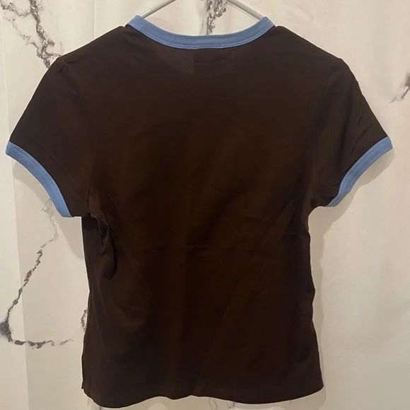 Vintage Korn Babydoll Tee Brown Graphic Tree with Key - Picture 2 of 5